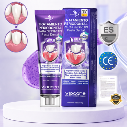 Glimmerly® VioCore TRATAMIENTO PERIODONTAL PARA GINGIVITIS Pasta Dental 🥝