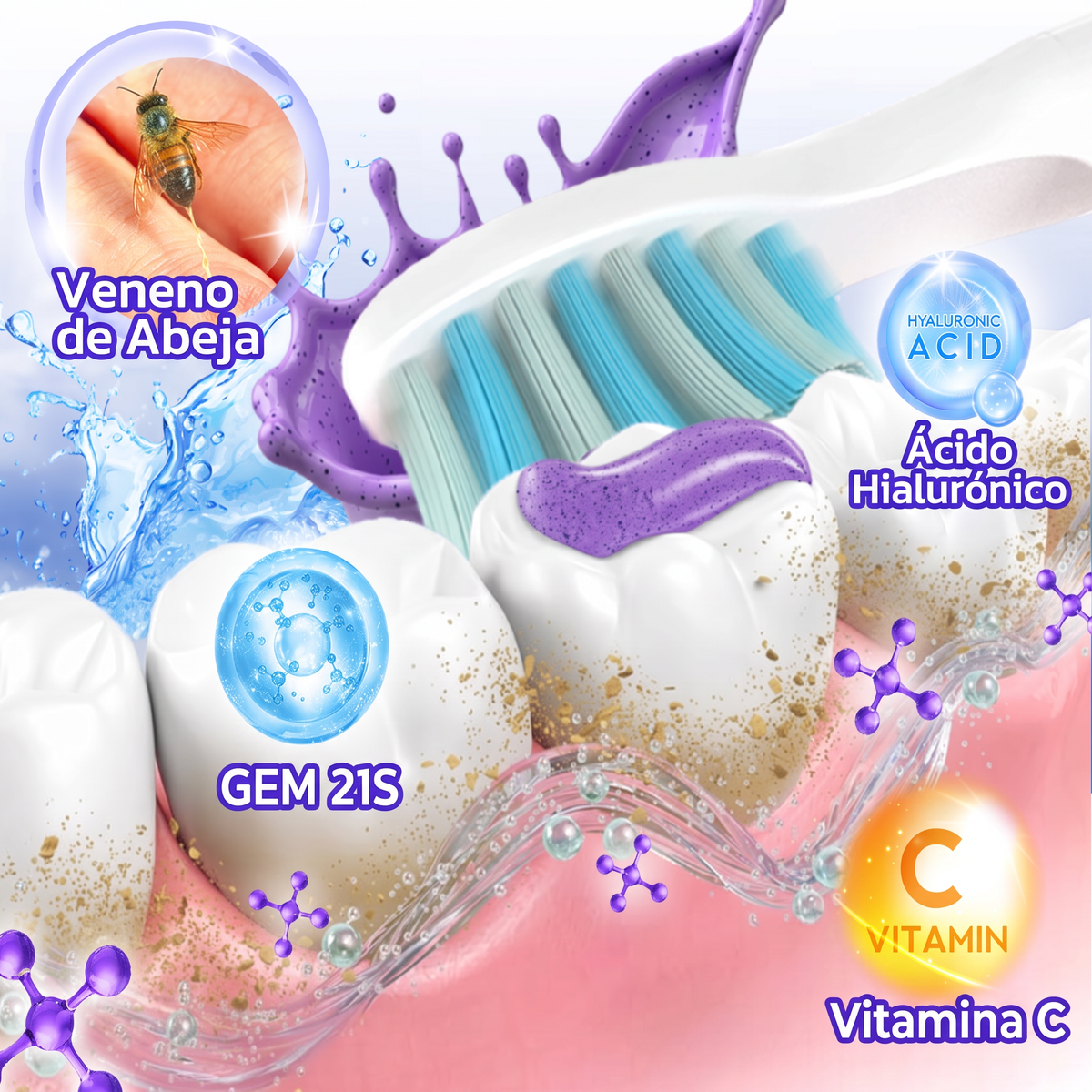 Glimmerly® VioCore TRATAMIENTO PERIODONTAL PARA GINGIVITIS Pasta Dental 🥝