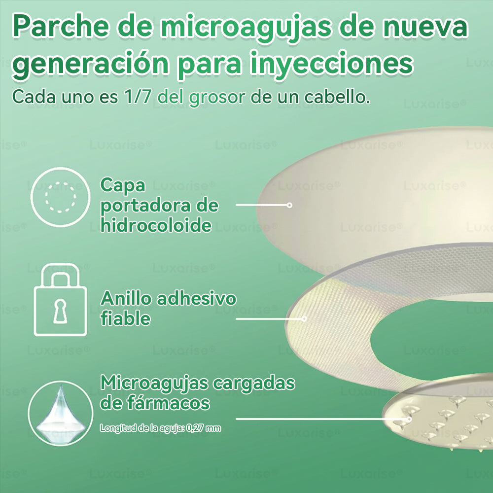 𝑳𝒖𝒙𝒂𝒓𝒊𝒔𝒆® 🍧 Moringa & Berberina 10 en 1 Parche Avanzado de Microagujas Nano (Uso diario, cambios visibles en 7 días) 👩‍⚕️ Obesidad, Diabetes, Apnea del Sueño y Problemas Articulares