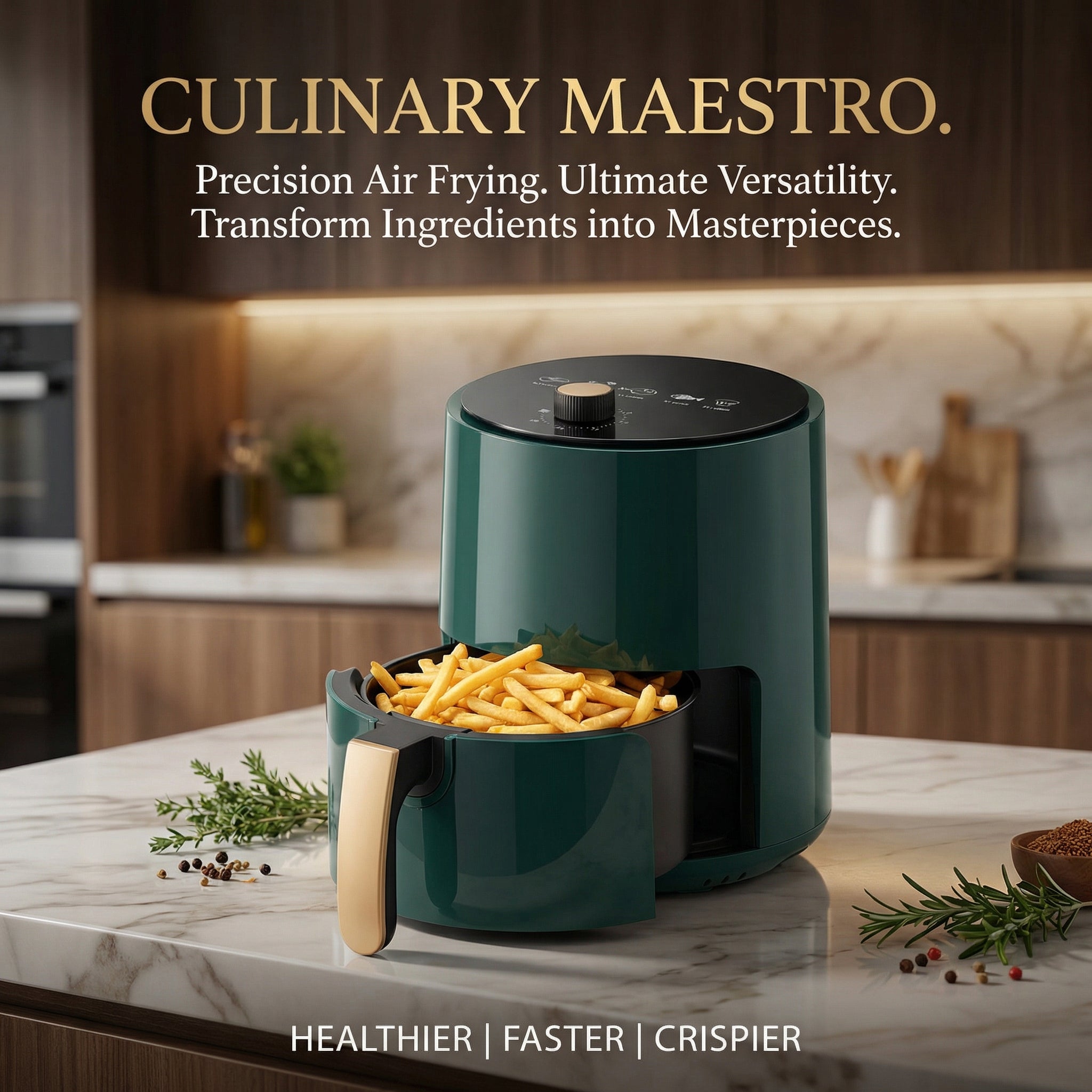 Smokeless air fryer