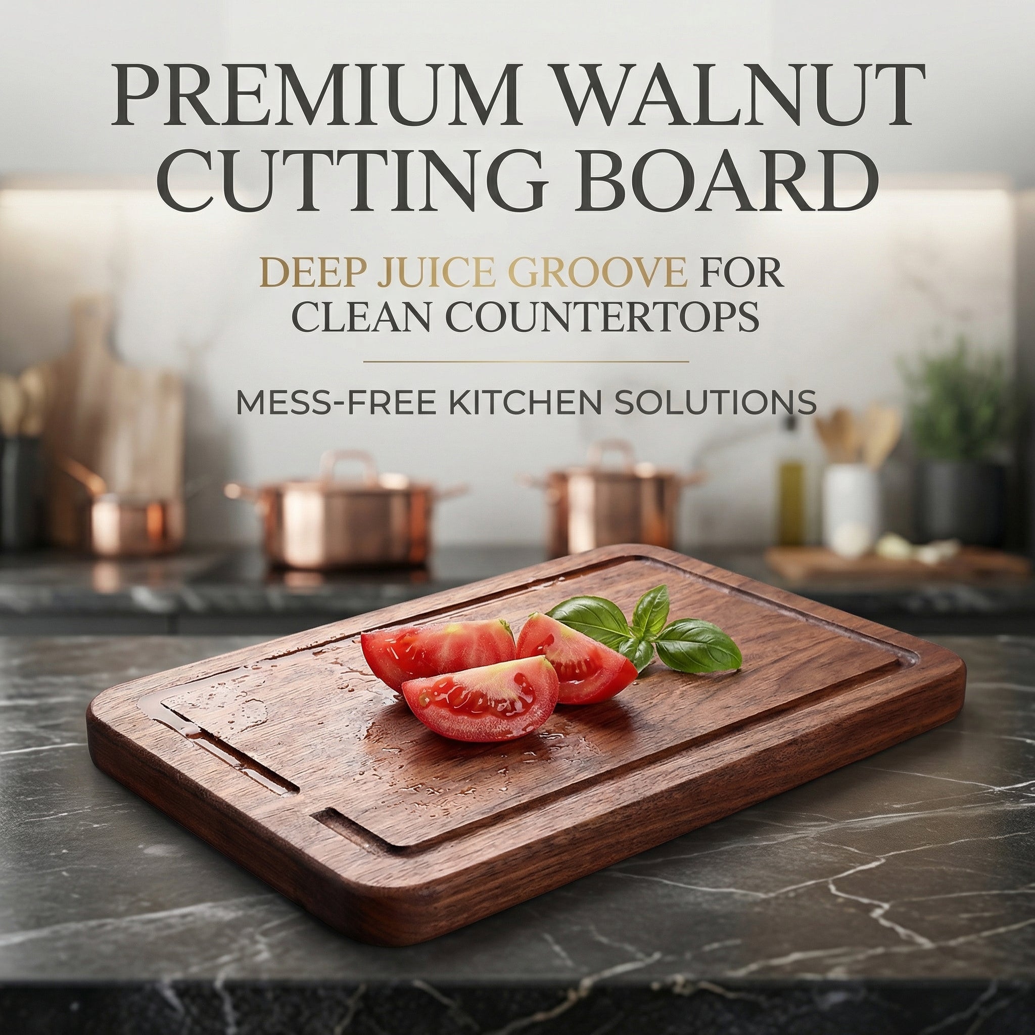 Household antibacterial and anti-mildew chopping board made of solid ebony