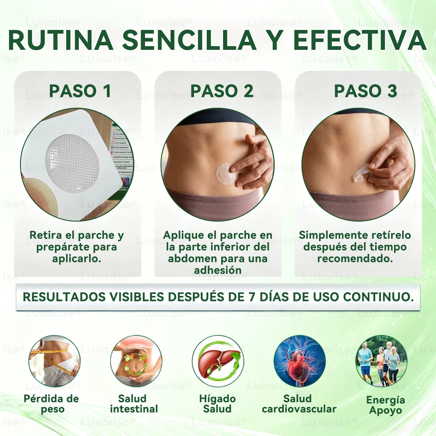 𝑳𝒖𝒙𝒂𝒓𝒊𝒔𝒆® 🍧 Moringa & Berberina 10 en 1 Parche Avanzado de Microagujas Nano (Uso diario, cambios visibles en 7 días) 👩‍⚕️ Obesidad, Diabetes, Apnea del Sueño y Problemas Articulares