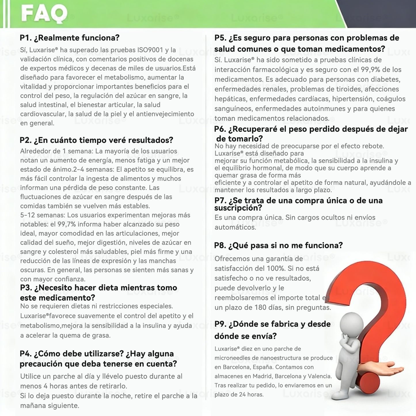 𝑳𝒖𝒙𝒂𝒓𝒊𝒔𝒆® 🍧 Moringa & Berberina 10 en 1 Parche Avanzado de Microagujas Nano (Uso diario, cambios visibles en 7 días) 👩‍⚕️ Obesidad, Diabetes, Apnea del Sueño y Problemas Articulares