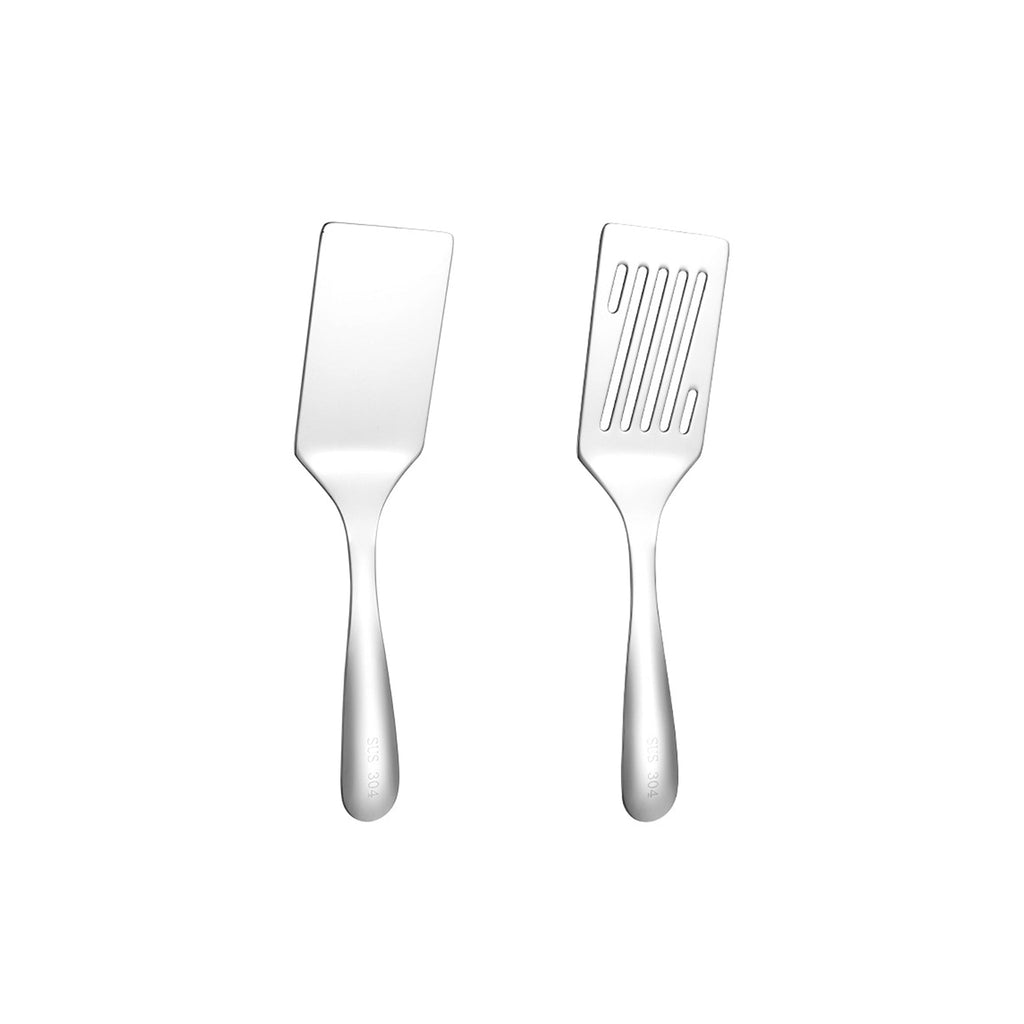 304 stainless steel Japanese-style sandblasted short-handled steak spatula